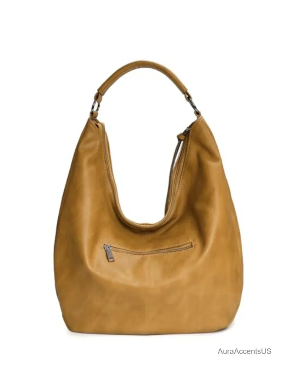 Hobo Shoulder Bag Soft Faux Leather Tote Purse with Crossbody Strap for Work